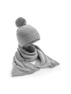 Knitted Scarf and Beanie Gift Set