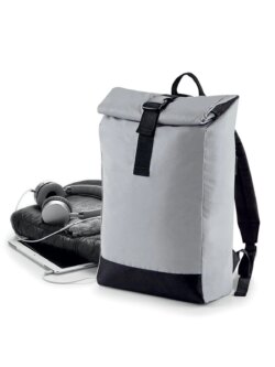 Reflective Roll-Top Backpack