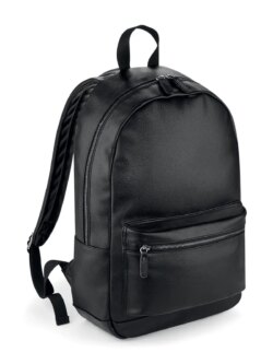 Faux Leather Fashion Backpack