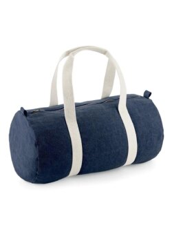 Denim Barrel Bag
