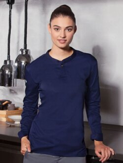 Ladies Long-Sleeve Work Shirt Performance
