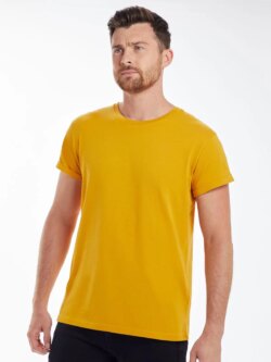 Men's Organic Roll Sleeve T